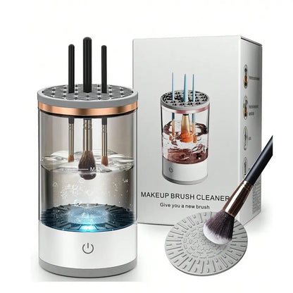 Make up brush cleaner machine